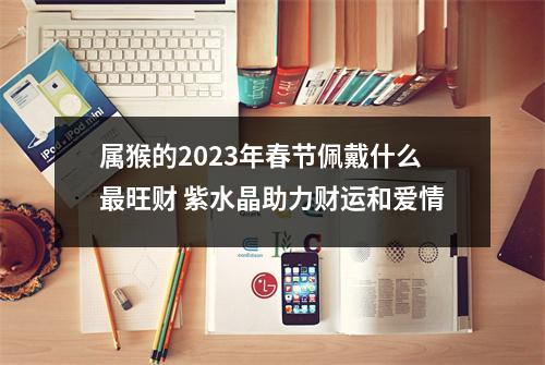 属猴的2025年春节佩戴什么旺财紫水晶助力财运和爱情