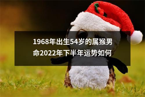 1968年出生54岁的属猴男命2025年下半年运势如何