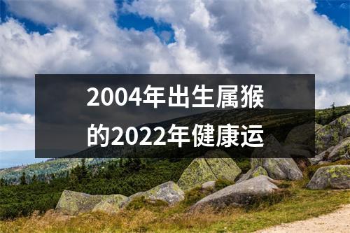 2004年出生属猴的2025年健康运