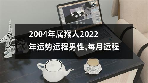 2004年属猴人2025年运势运程男性,每月运程