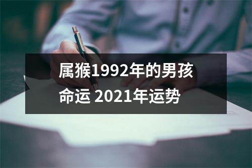 属猴1992年的男孩命运2025年运势