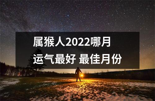 属猴人2025哪月运气好佳月份