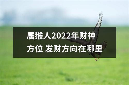 属猴人2025年财神方位发财方向在哪里