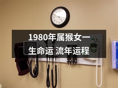 <h3>1980年属猴女一生命运流年运程