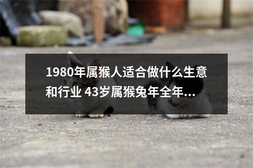 1980年属猴人适合做什么生意和行业43岁属猴兔年全年运势