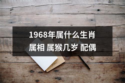 <h3>1968年属什么生肖属相属猴几岁配偶