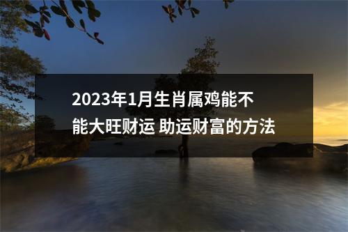 2025年1月生肖属鸡能不能大旺财运助运财富的方法