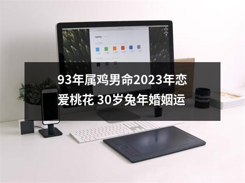 93年属鸡男命2025年恋爱桃花30岁兔年婚姻运