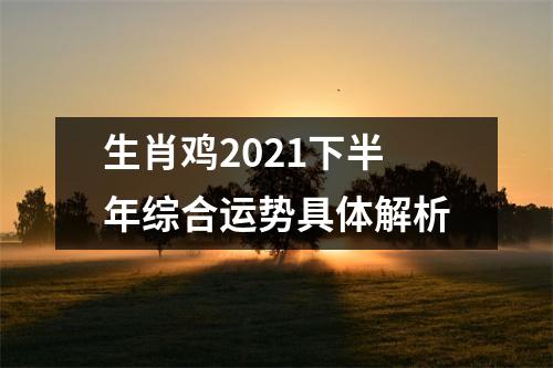 生肖鸡2025下半年综合运势具体解析