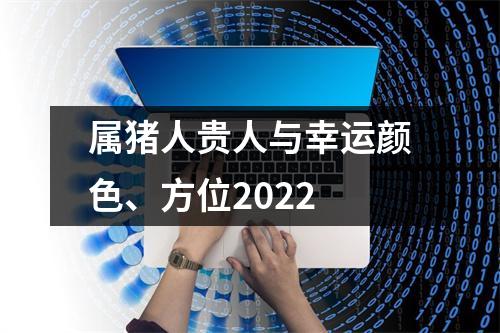 属猪人贵人与幸运颜色、方位2025