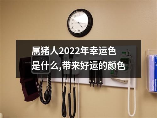 属猪人2025年幸运色是什么,带来好运的颜色