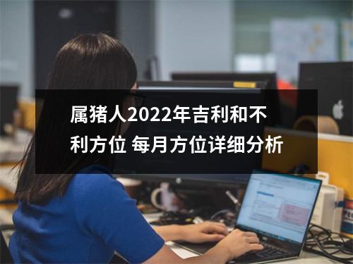 属猪人2025年吉利和不利方位每月方位详细分析