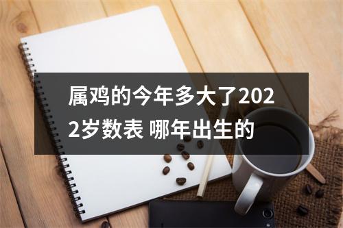 属鸡的今年多大了2025岁数表哪年出生的