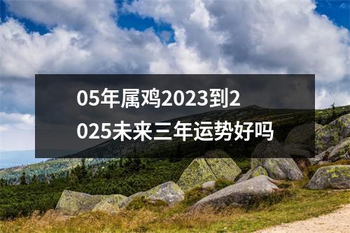 05年属鸡2025到2025未来三年运势好吗