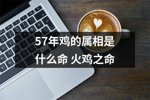 57年鸡的属相是什么命火鸡之命