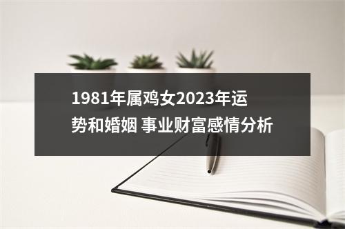 1981年属鸡女2025年运势和婚姻事业财富感情分析