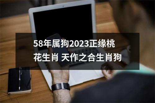 <h3>58年属狗2025正缘桃花生肖天作之合生肖狗