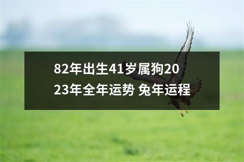 82年出生41岁属狗2025年全年运势兔年运程