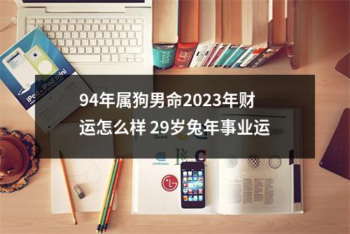 94年属狗男命2025年财运怎么样29岁兔年事业运