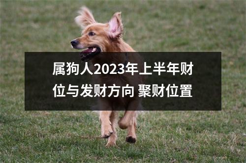 属狗人2025年上半年财位与发财方向聚财位置