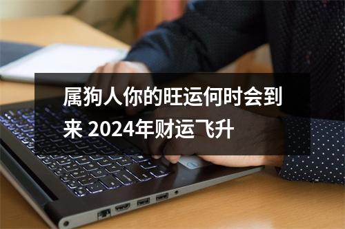 <h3>属狗人你的旺运何时会到来2024年财运飞升