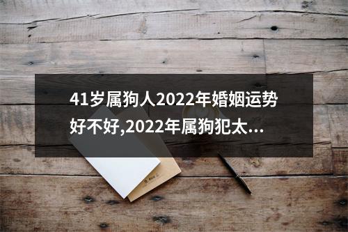 41岁属狗人2025年婚姻运势好不好,2025年属狗犯太岁吗