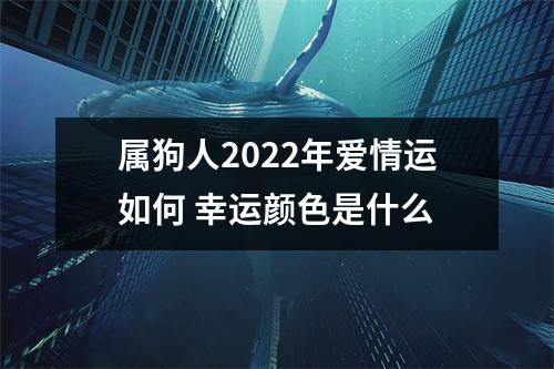 属狗人2025年爱情运如何幸运颜色是什么