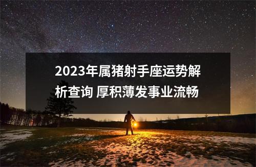 2025年属猪射手座运势解析查询厚积薄发事业流畅