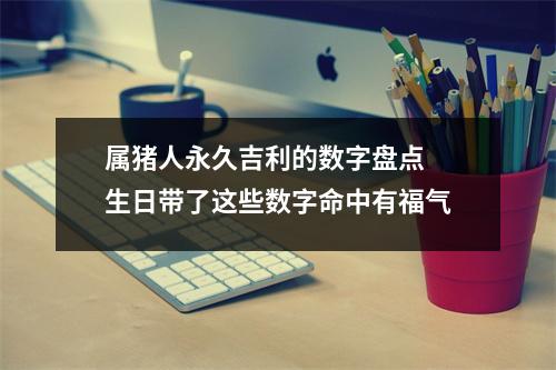 <h3>属猪人永久吉利的数字盘点生日带了这些数字命中有福气