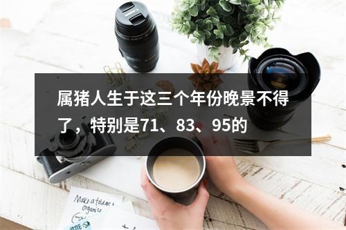 属猪人生于这三个年份晚景不得了，特别是71、83、95的