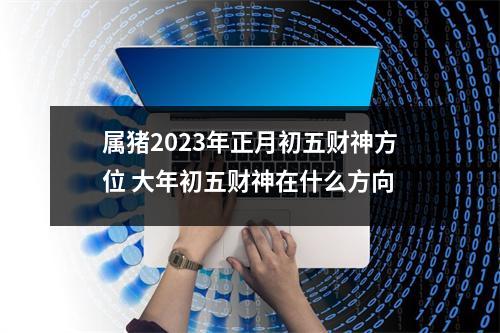 <h3>属猪2025年正月初五财神方位大年初五财神在什么方向