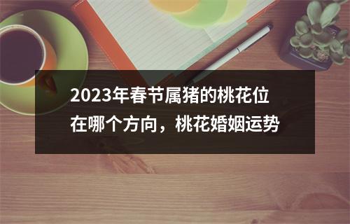 <h3>2025年春节属猪的桃花位在哪个方向，桃花婚姻运势