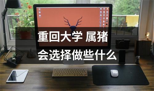 重回大学属猪会选择做些什么