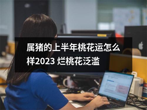 属猪的上半年桃花运怎么样2025烂桃花泛滥