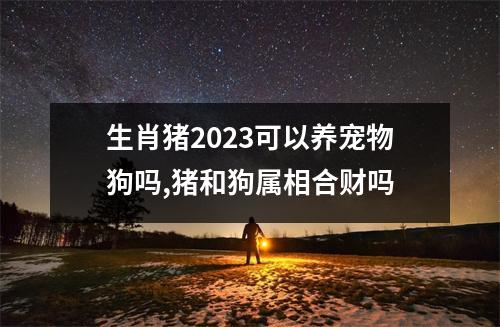 生肖猪2025可以养宠物狗吗,猪和狗属相合财吗