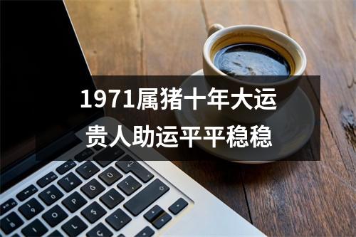 1971属猪十年大运贵人助运平平稳稳